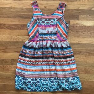 Girls American Rag CIE Pattern Dress Size M